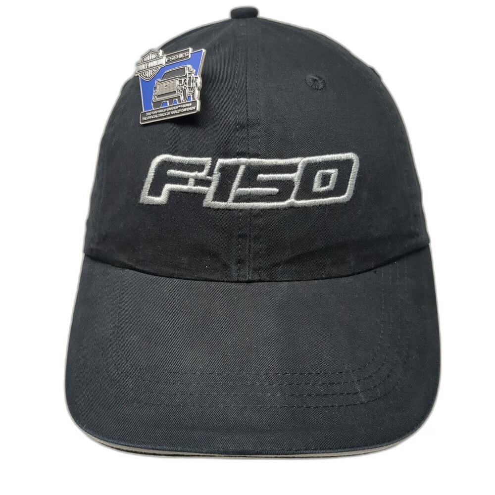 Falcon Ford F-150 Built Tough Black One Size Baseball Cap Hat With Pin